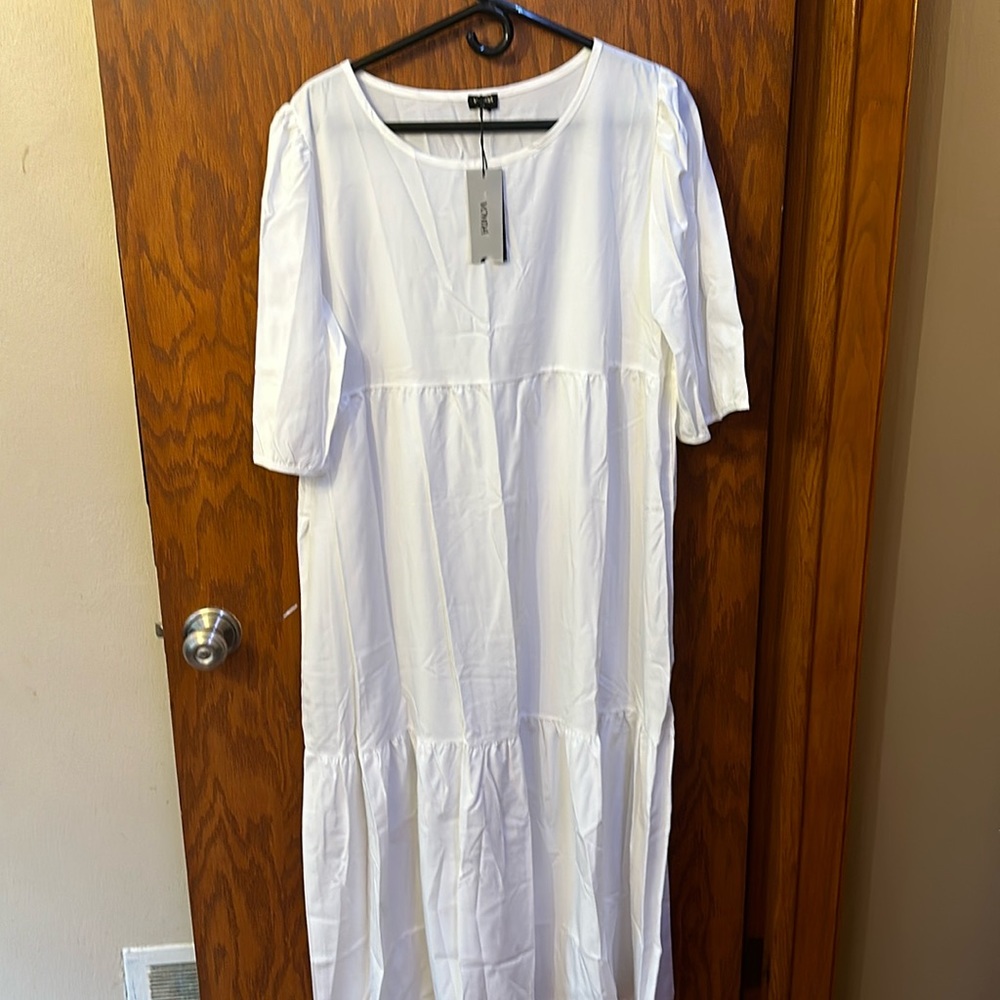White dress